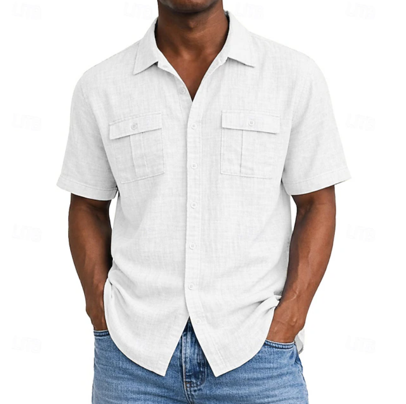 Men’s short-sleeve crew-neck T-shirt with a relaxed fit