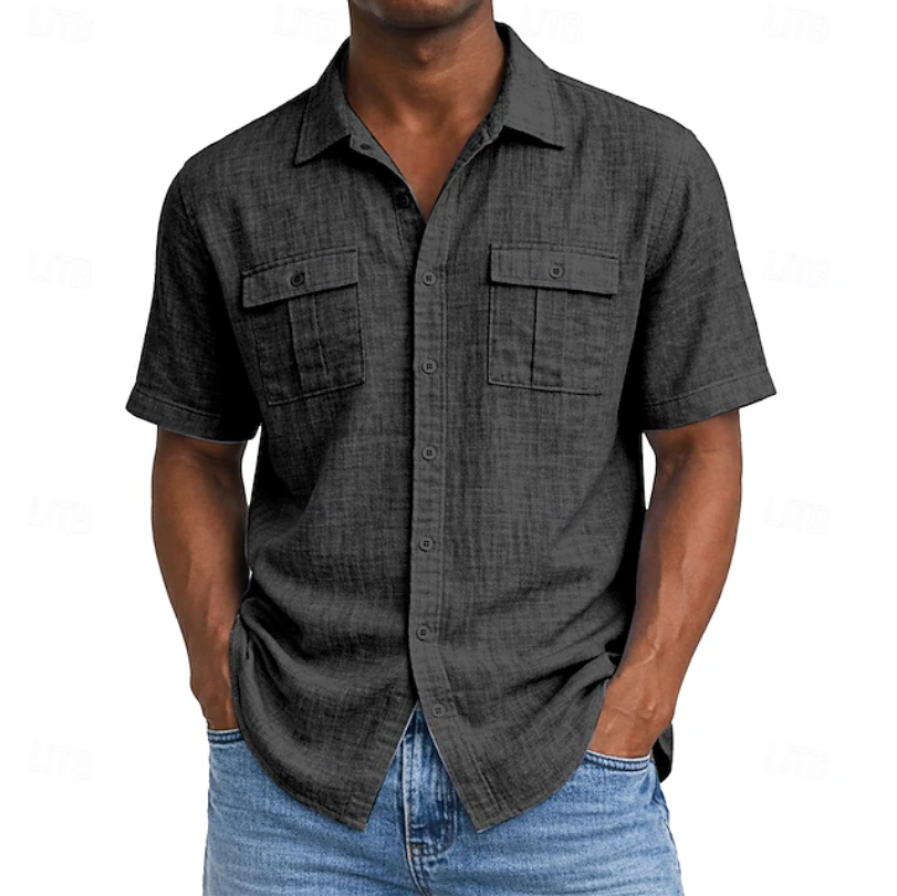 Men’s short-sleeve crew-neck T-shirt with a relaxed fit