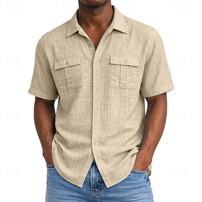 Men’s short-sleeve crew-neck T-shirt with a relaxed fit