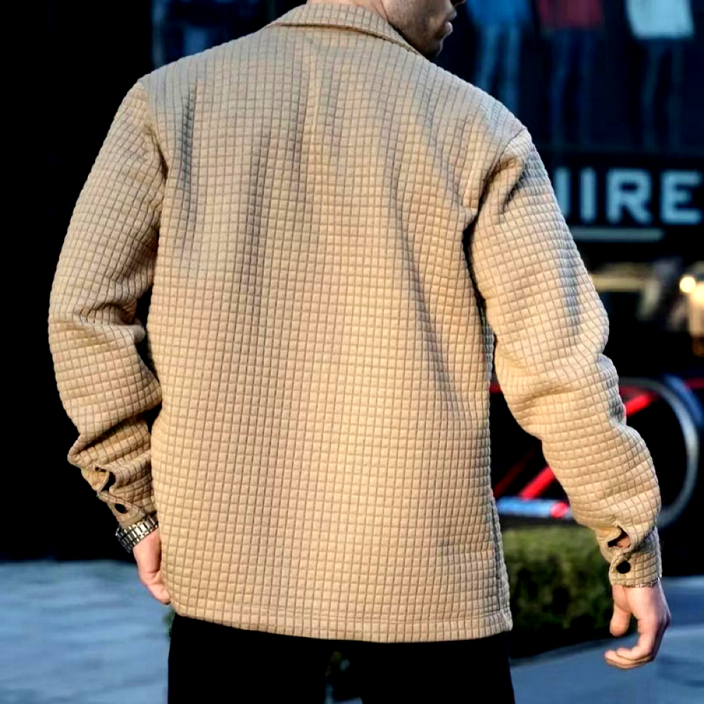 Men's Winter Jacket with Cotton Structure Style and Thermal Insulation