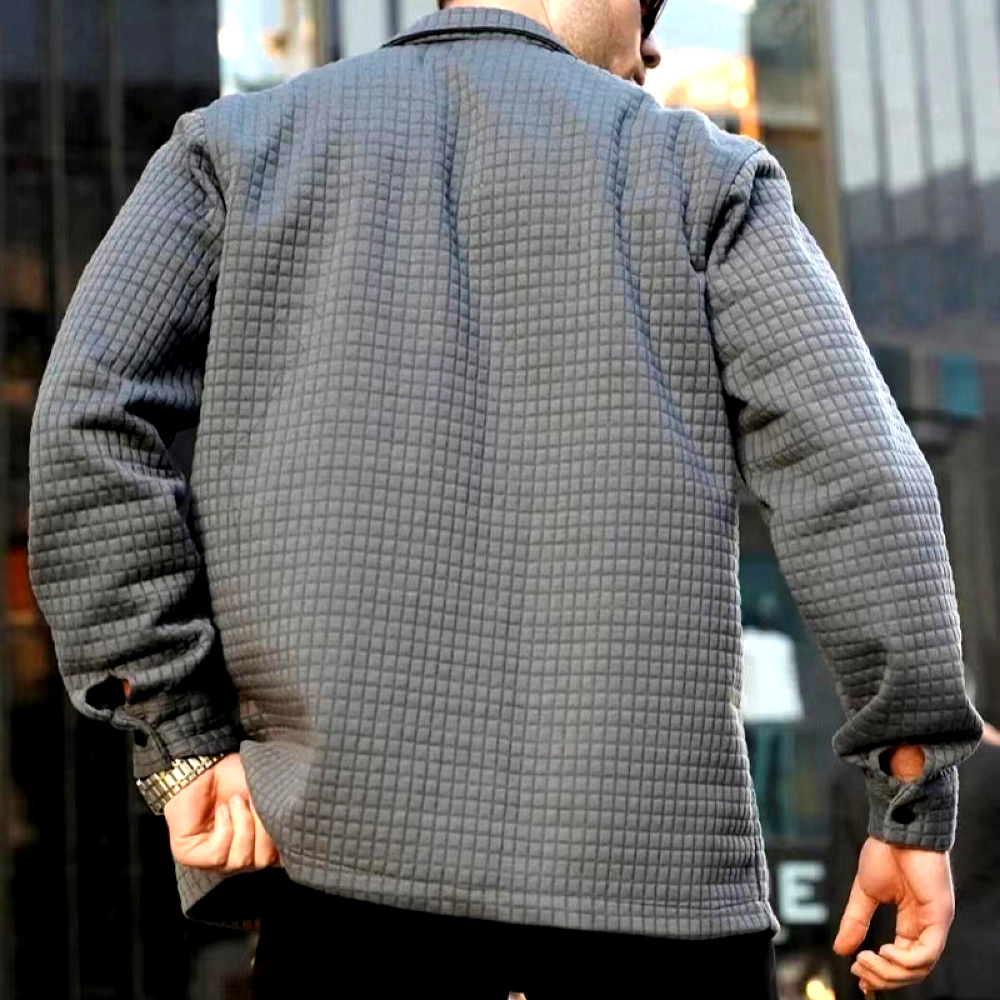 Men's Winter Jacket with Cotton Structure Style and Thermal Insulation