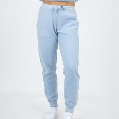 Women's Jogger Pants with Elastic Waist and Ribbed Cuffs – Cotton Style