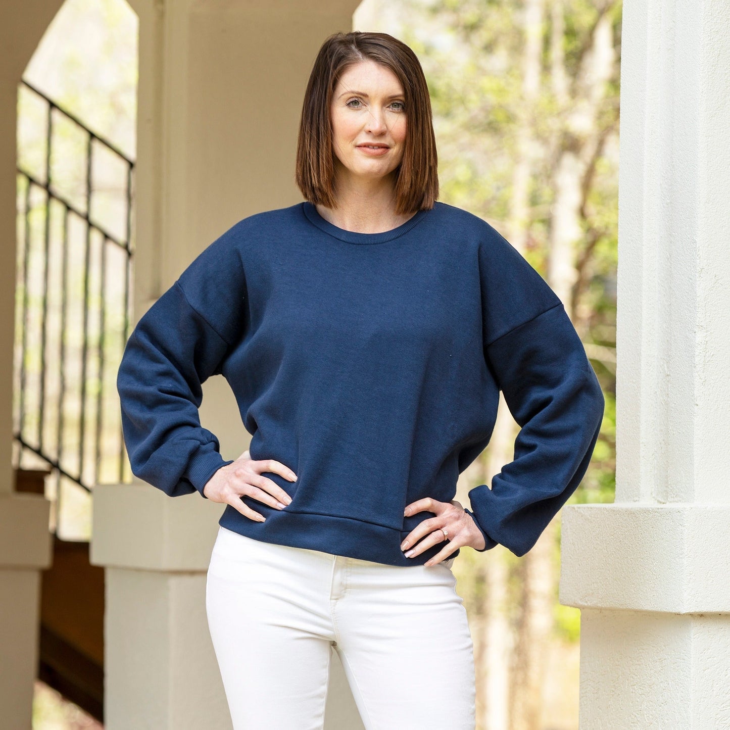 Felpa Uomo in Pile Relaxed Fit con Petto Oversize – Comfort Quotidiano