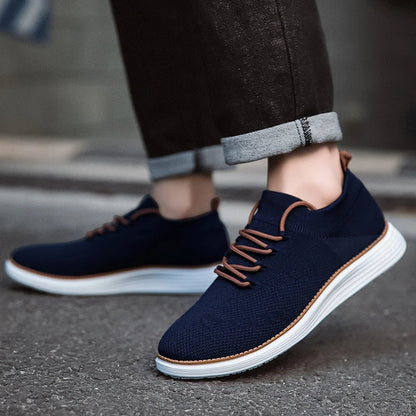 Sneakers Uomo Maglia Traspirante con Soletta Ammortizzante – Scarpe Sportive Comode