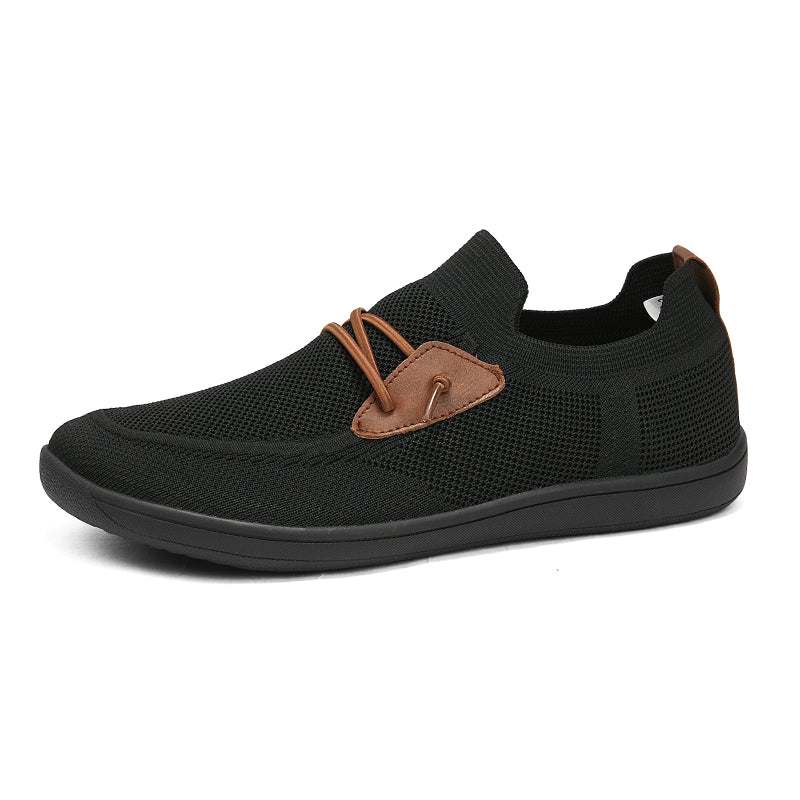 Men's breathable mesh loafers with memory foam insoles