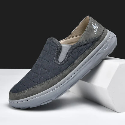 Mocassini Uomo Slip-On Trapuntati con Pannelli Elastici e Suola Flessibile – Stile Quotidiano