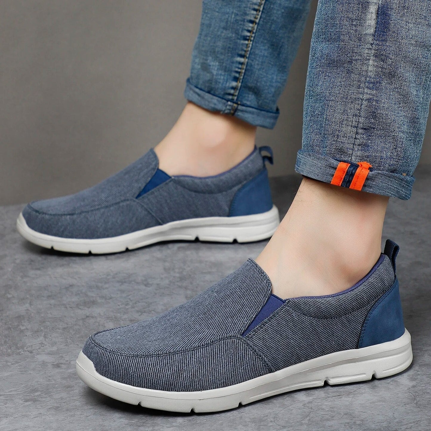 Sneakers Uomo Senza Lacci con Suola Ammortizzata – Scarpe Casual