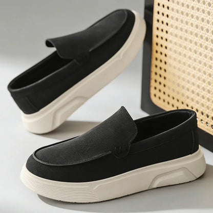 Mocassini da Uomo con Soletta Ortopedica Imbottita e Suola Ammortizzante – Design Slip-On