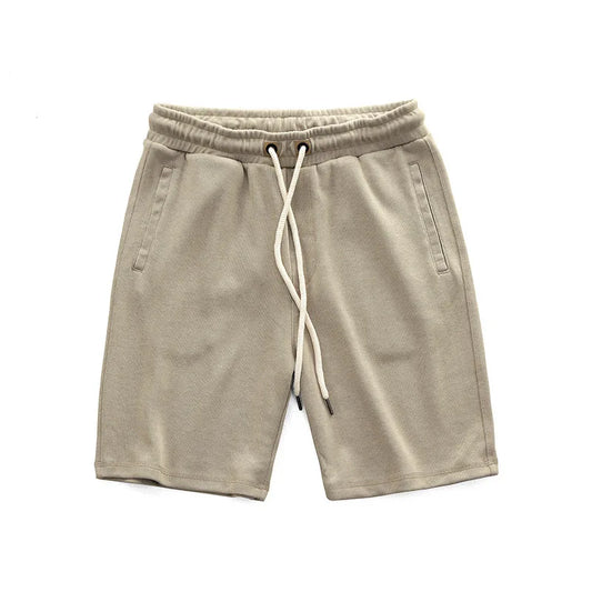 Men's Shorts with Adjustable Waist and Side Pockets, Comfortable Fit