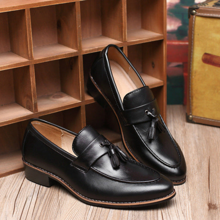 Mocassini Uomo Slip-On Doppia Nappa con Tomaia Satinata Lucida – Stile Elegante