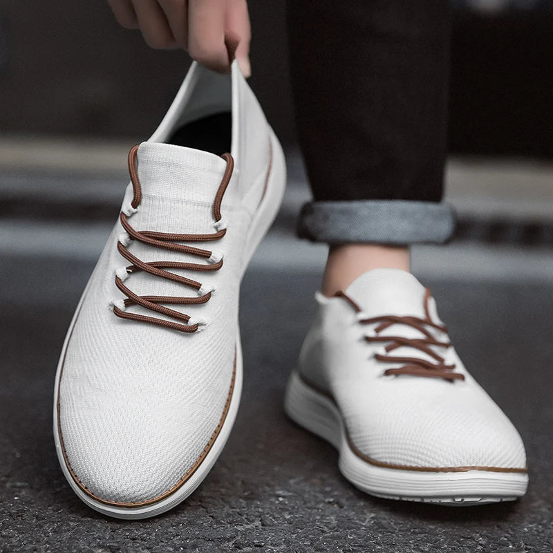 Sneakers Uomo Maglia Traspirante con Soletta Ammortizzante – Scarpe Sportive Comode