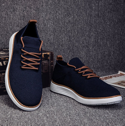 Sneakers Uomo Maglia Traspirante con Soletta Ammortizzante – Scarpe Sportive Comode