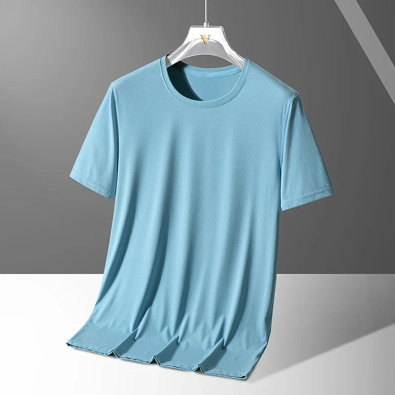 Men's Quick-Dry Stretch Crew Neck T-Shirt