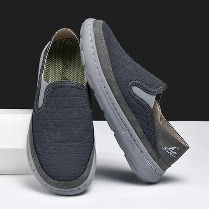Mocassini Uomo Slip-On Trapuntati con Pannelli Elastici e Suola Flessibile – Stile Quotidiano