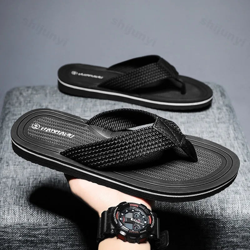 Chanclas para hombre slip-on con plantilla acolchada y suela antideslizante