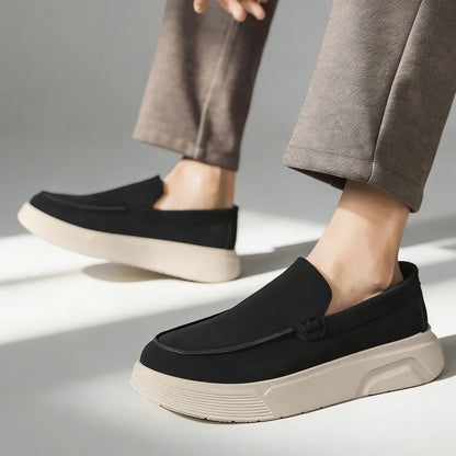 Mocassini da Uomo con Soletta Ortopedica Imbottita e Suola Ammortizzante – Design Slip-On