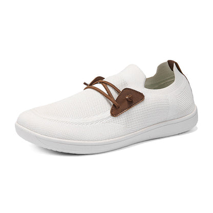 Men's breathable mesh loafers with memory foam insoles