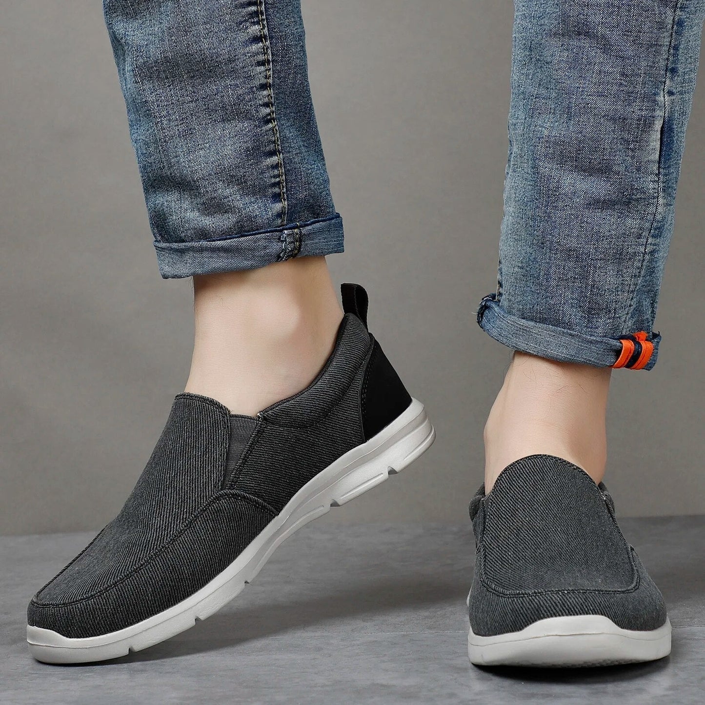 Sneakers Uomo Senza Lacci con Suola Ammortizzata – Scarpe Casual