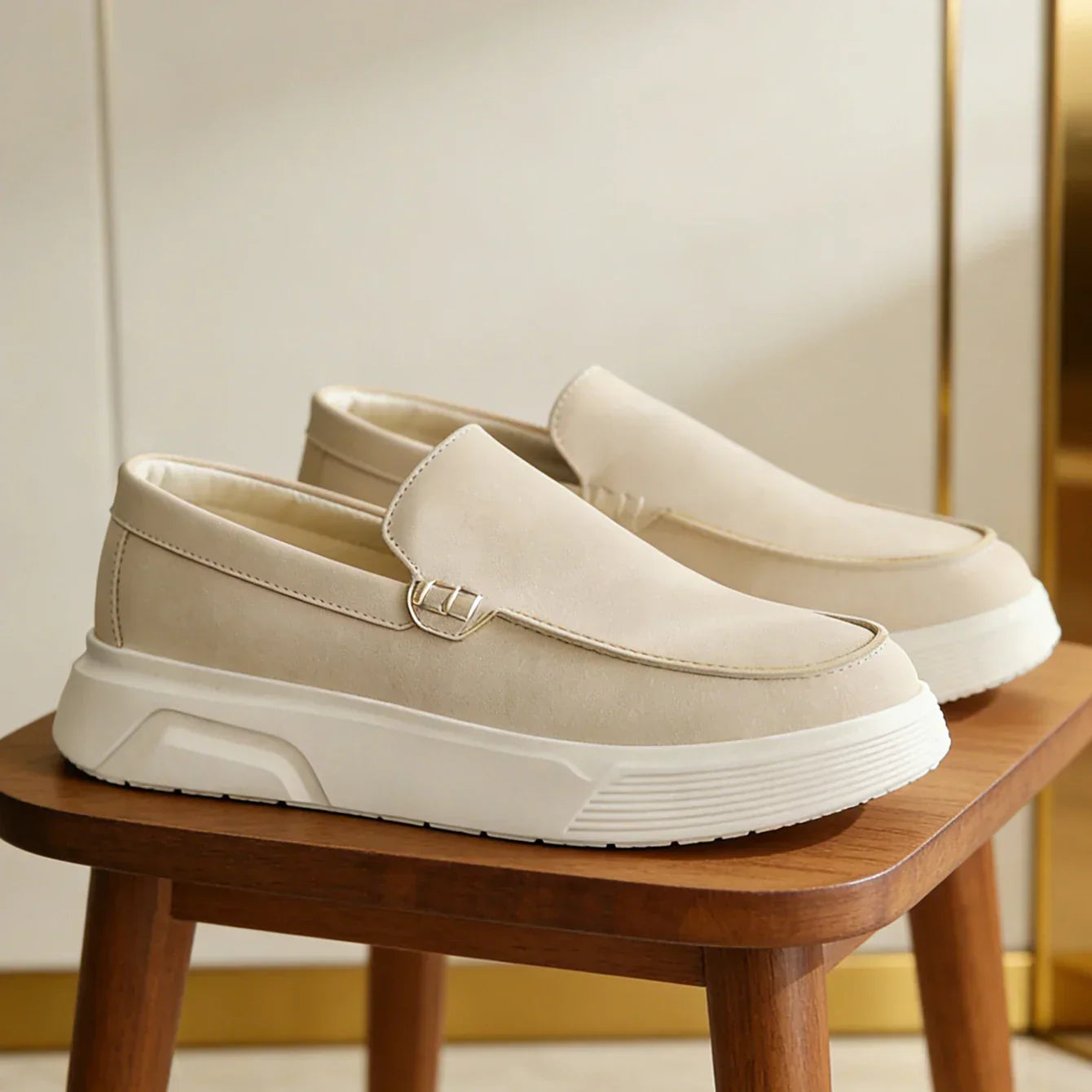 Mocassini da Uomo con Soletta Ortopedica Imbottita e Suola Ammortizzante – Design Slip-On