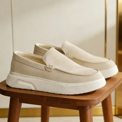 Mocassini da Uomo con Soletta Ortopedica Imbottita e Suola Ammortizzante – Design Slip-On