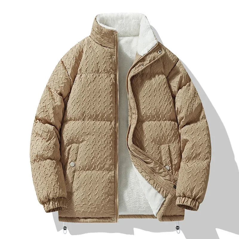 Giubbotto Piumino Uomo Invernale con Collo Alto – Struttura Isolante e Design Essenziale