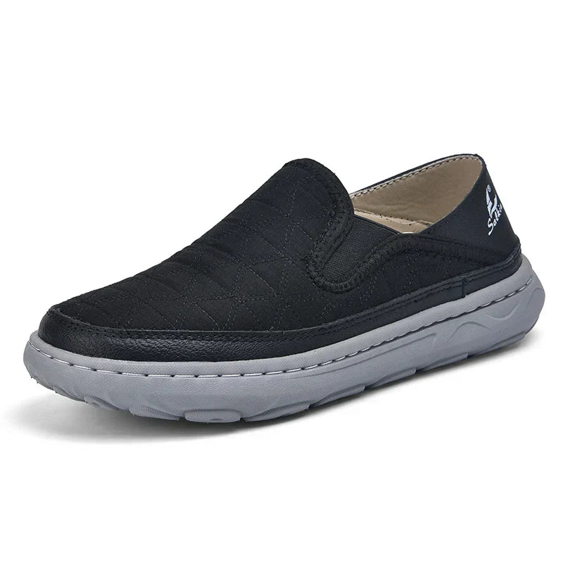Mocassini Uomo Slip-On Trapuntati con Pannelli Elastici e Suola Flessibile – Stile Quotidiano
