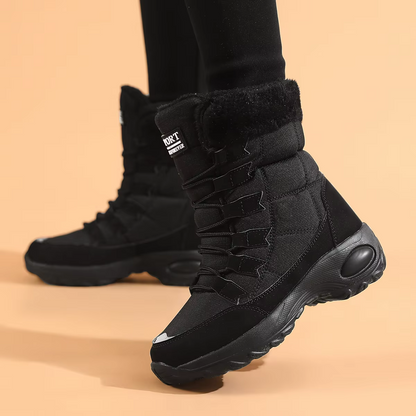 Women's Winter Boots with Fleece Lining Thick Sole Support – Warm Shoes