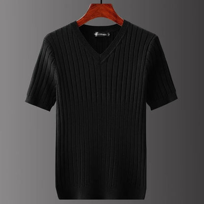 Maglietta Uomo con Scollo a V – Vestibilità Classica