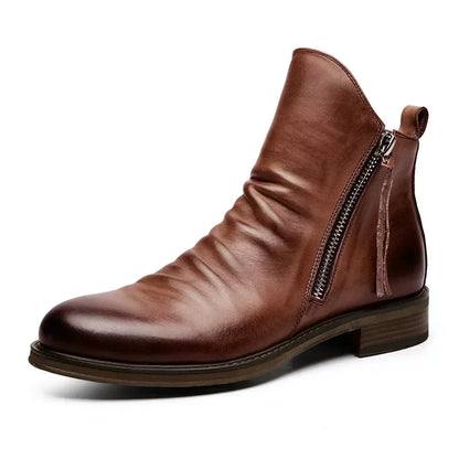Botines Chelsea para hombre con acabado liso y diseño clásico