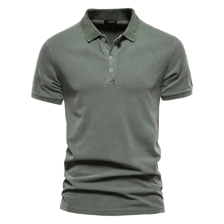 Camicia Uomo Manica Lunga con Bottoni e Vestibilità Strutturata – Stile Formale