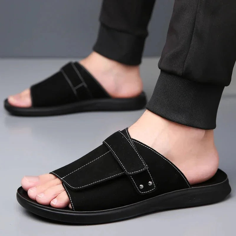 Sandali Estivi Uomo con Cinturino Regolabile e Suola Sagomata – Comfort Quotidiano
