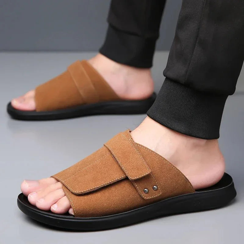 Sandali Estivi Uomo con Cinturino Regolabile e Suola Sagomata – Comfort Quotidiano