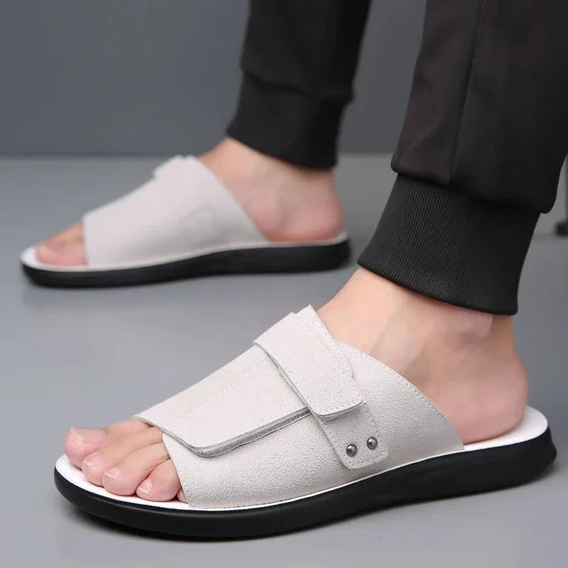Sandali Estivi Uomo con Cinturino Regolabile e Suola Sagomata – Comfort Quotidiano