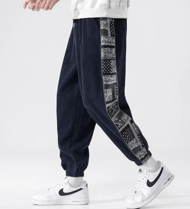 Men's Corduroy Straight-Leg Pants – Structured Design
