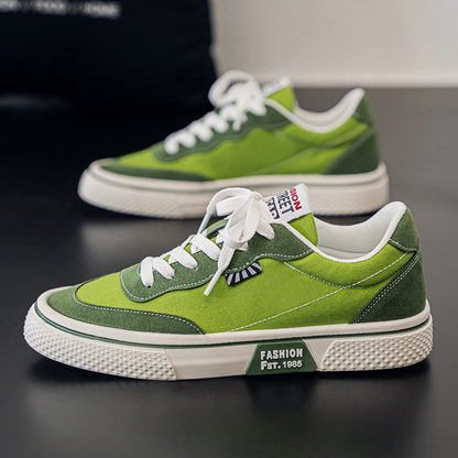 Sneakers Skater Uomo Basse con Lacci e Suola Piatta – Stile Casual Urbano