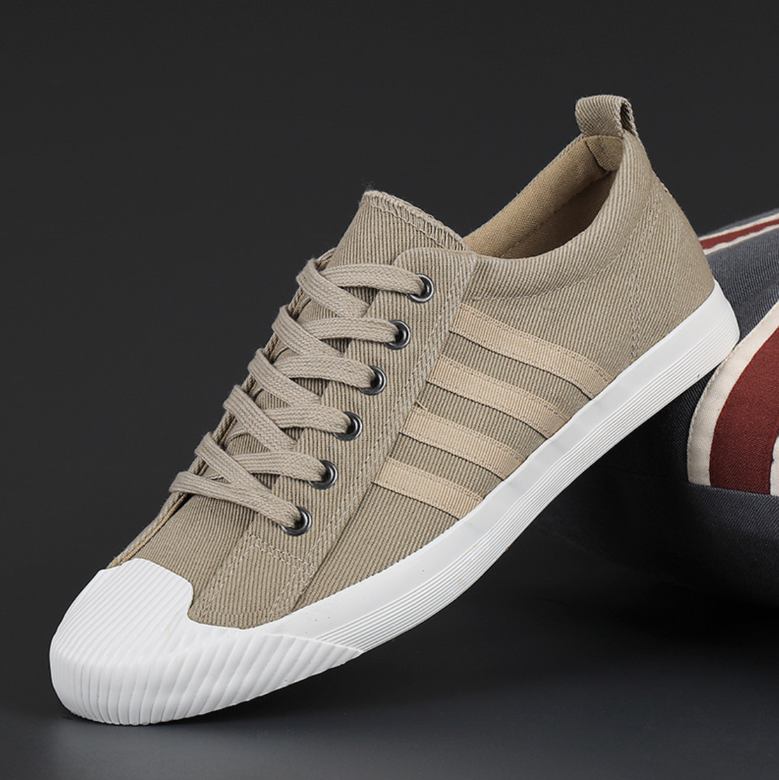Sneakers Uomo Tela Traspirante Fodera Morbida Suola Antiscivolo – Leggere e Comode