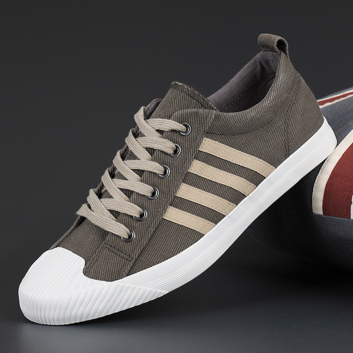 Sneakers Uomo Tela Traspirante Fodera Morbida Suola Antiscivolo – Leggere e Comode