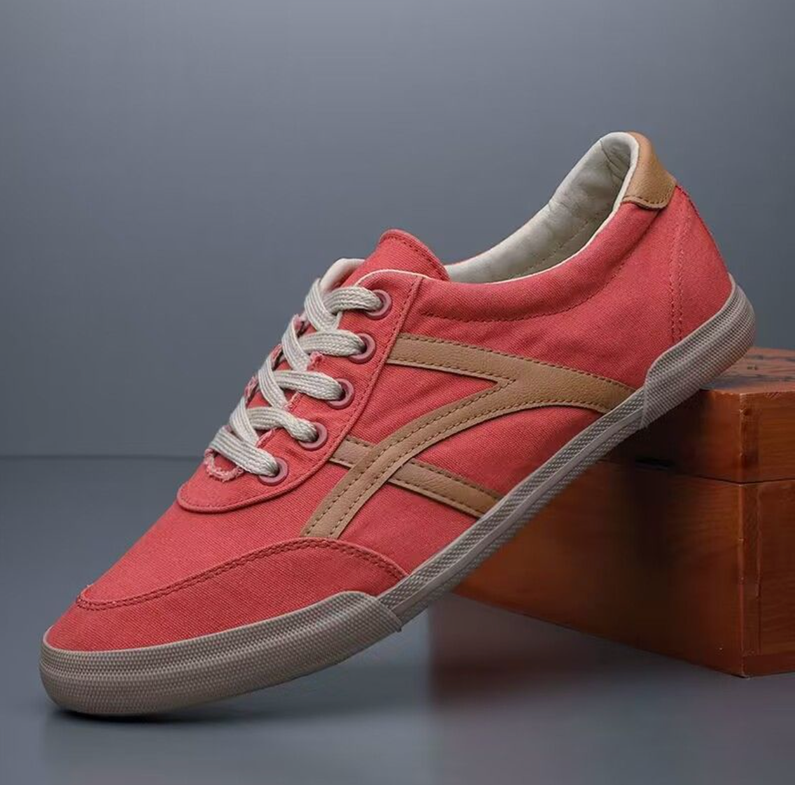 Zapatillas Hombre Bajas con Parte Superior Transpirable y Suela Antideslizante – Estilo Casual Diario