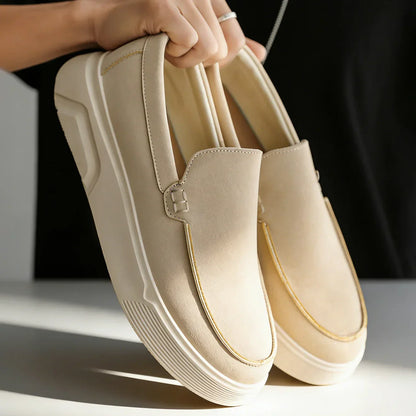 Mocassini da Uomo con Soletta Ortopedica Imbottita e Suola Ammortizzante – Design Slip-On
