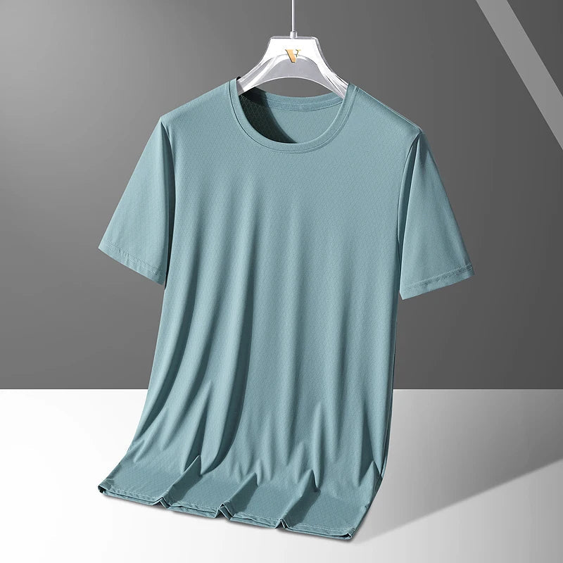 Men's Quick-Dry Stretch Crew Neck T-Shirt