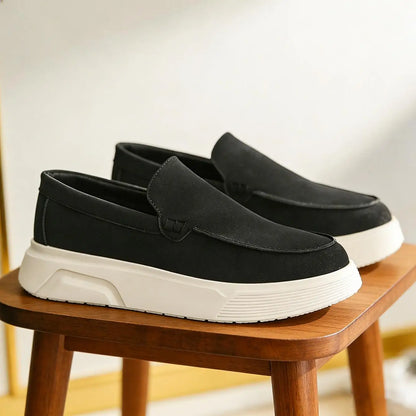 Mocassini da Uomo con Soletta Ortopedica Imbottita e Suola Ammortizzante – Design Slip-On