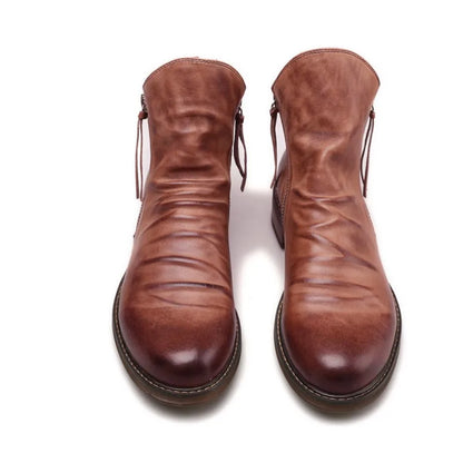 Botines Chelsea para hombre con acabado liso y diseño clásico