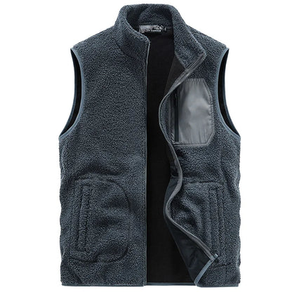 Gilet Uomo Autunnale con Texture e Tasca Utility – Design a Strati Versatile