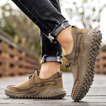 Sneakers da Trekking da Uomo con Intersuola in EVA e Suola in Gomma Antiscivolo – Punta Rinforzata e Colletto Imbottito