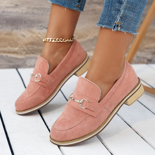 Women's Moccasins Round Toe Arch Support 2 cm Wedge – Spring Summer Autumn Shoes