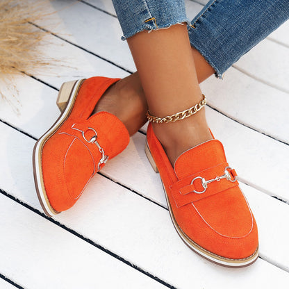 Women's Moccasins Round Toe Arch Support 2 cm Wedge – Spring Summer Autumn Shoes