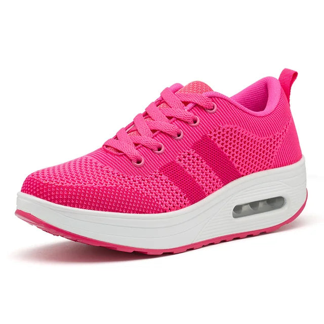 Sneakers Donna Soletta Gel Ammortizzata Aria Suola Larga Supporto – Scarpe Comode