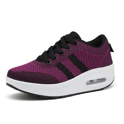 Sneakers Donna Soletta Gel Ammortizzata Aria Suola Larga Supporto – Scarpe Comode