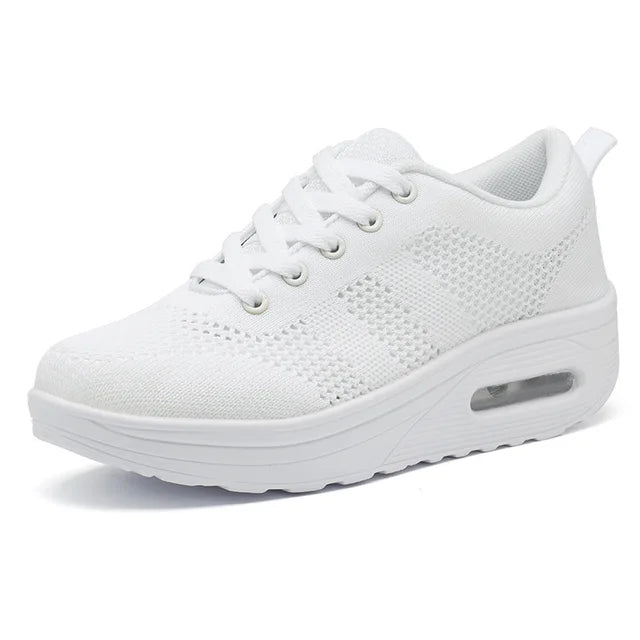 Sneakers Donna Soletta Gel Ammortizzata Aria Suola Larga Supporto – Scarpe Comode