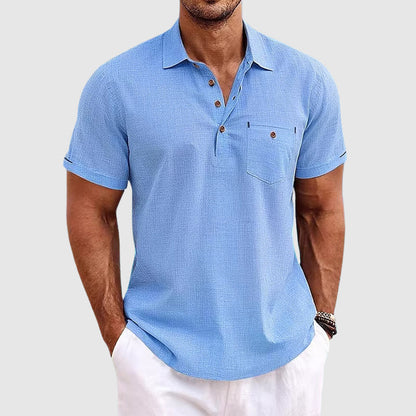 Men's Lightweight Breathable Summer Polo Modern Fit